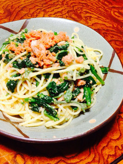 鮭フレークでクリームパスタ☆-レシピのメイン写真
