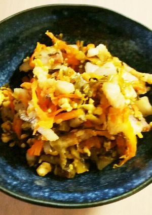 豚パラと高菜の炒め物-レシピのメイン写真