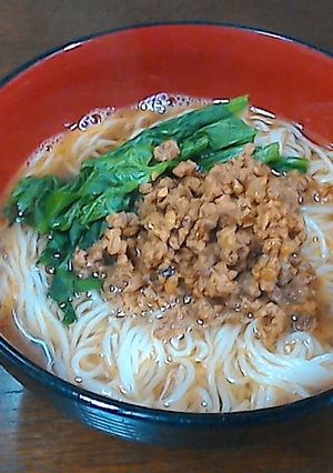 坦々素麺-レシピのメイン写真