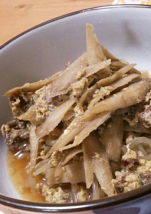 副菜★糸ごんとゴボウのすき焼き煮-レシピのメイン写真