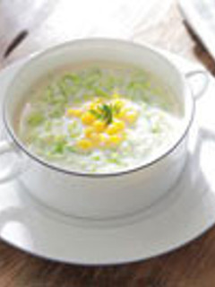 【夏野菜】キャベツのひんやり豆乳スープ-レシピのメイン写真