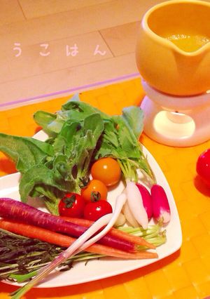 お野菜おいしく♡醤油フォンデュ♡-レシピのメイン写真