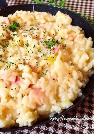 カピカピご飯の救済♡チーズリゾット♡-レシピのメイン写真