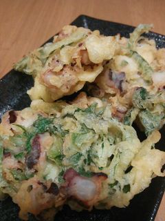 タコと大葉のかき揚げ-レシピのメイン写真