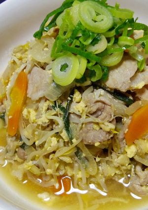 豚肉×もやし×ニラ♡甘辛炒め-レシピのメイン写真