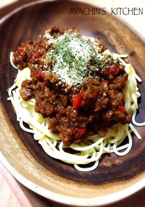 ハンバーグde簡単ボロネーゼ-レシピのメイン写真