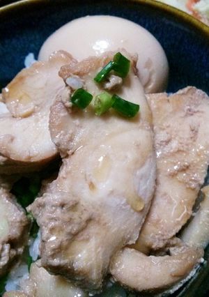 鳥むね肉のチャーシュー丼☆-レシピのメイン写真