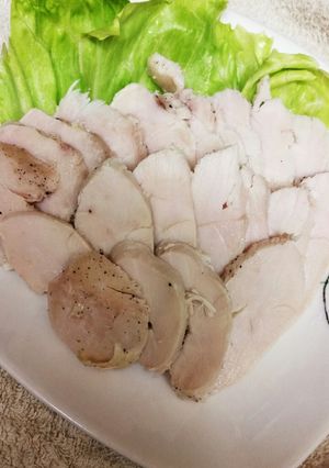 材料3つで!!鶏ハム-レシピのメイン写真