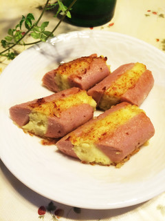 お弁当に☆魚肉ソーセージのポテトサンド-レシピのメイン写真