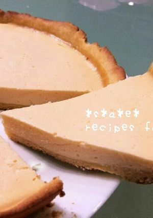 簡単安価♪フライパンでタルトチーズケーキ-レシピのメイン写真