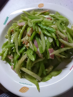 旨っ☆セロリのにんにくベーコン炒め♪-レシピのメイン写真