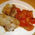 鯖とトマトの蒸し焼き
