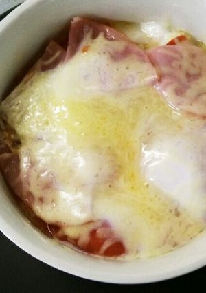 トマトとハムのココット-レシピのメイン写真