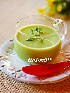 *えんどう豆の冷たいスープ*-レシピのメイン写真