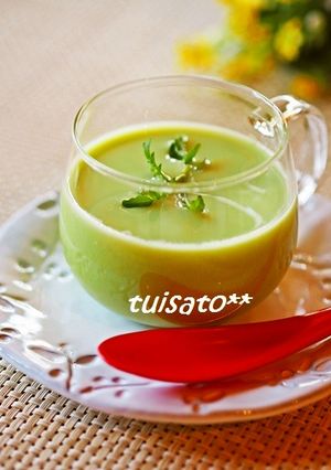 ＊えんどう豆の冷たいスープ＊-レシピのメイン写真