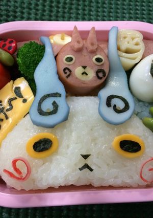 妖怪ウォッチ☆コマさん☆キャラ弁☆遠足-レシピのメイン写真
