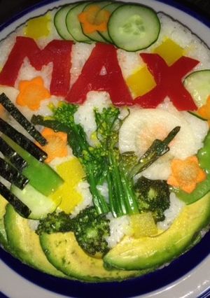 誕生日の寿司ケーキ-レシピのメイン写真
