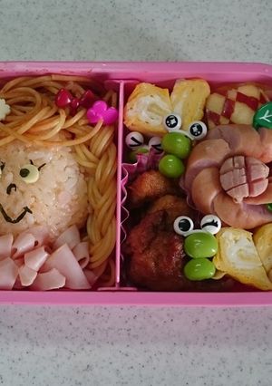 キャラ弁 パスタガール-レシピのメイン写真