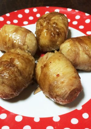 簡単一口肉巻きおにぎり-レシピのメイン写真