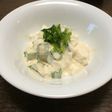 ヘルシーおかず:豆腐とオクラのサラダ