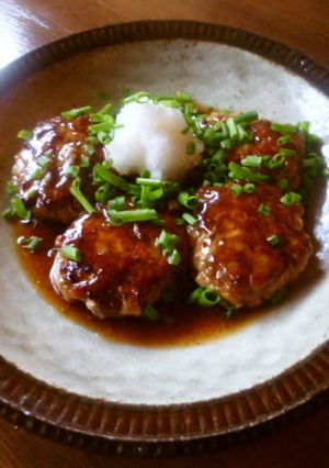 ひとくち和風ハンバーグ♪-レシピのメイン写真