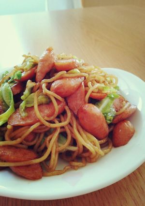 春キャベツとウインナーの焼きそば☆-レシピのメイン写真