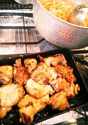 一度にシリーズ*鶏の焼き南蛮漬け他-レシピのメイン写真