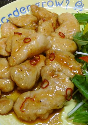 ふっくら！鶏胸肉の甘酢焼き-レシピのメイン写真