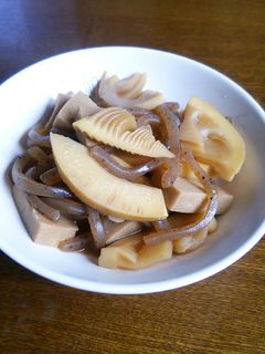 タケノコと高野豆腐の炒め煮-レシピのメイン写真