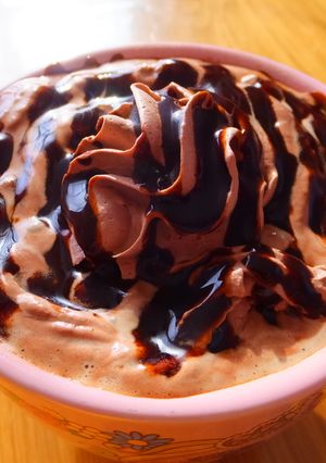 スタバ気分♪チョコレートムースラテ風-レシピのメイン写真