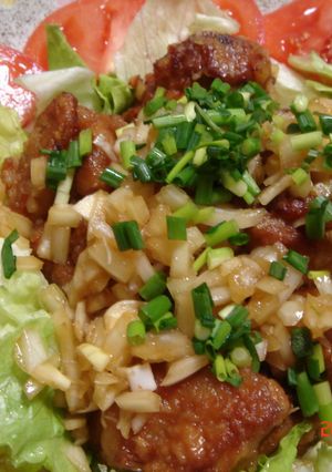 玉ねぎたっぷり☆鶏カラ-レシピのメイン写真