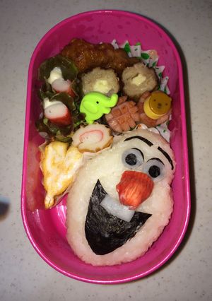 オラフ キャラ弁 超〜簡単！アナ雪-レシピのメイン写真