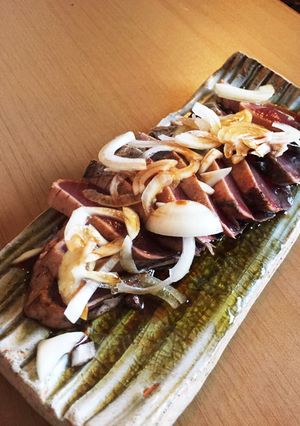 簡単香ばしい！かつおのカルパッチョ-レシピのメイン写真
