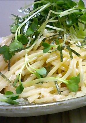 必殺！なめたけ・たらこ・おろしパスタ-レシピのメイン写真