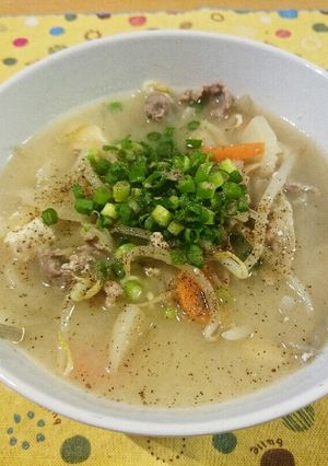 野菜不足解消本当に美味しい豚汁-レシピのメイン写真
