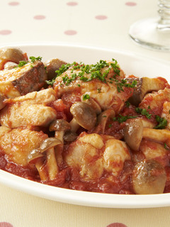 きのこたっぷり鶏肉のトマト煮-レシピのメイン写真