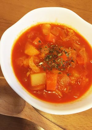 簡単！あるものだけでミネストローネ-レシピのメイン写真