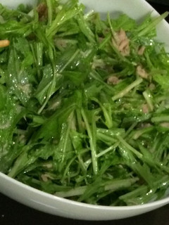 簡単♪水菜とツナのイタリアンサラダ-レシピのメイン写真