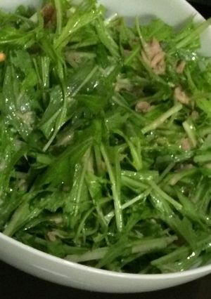 簡単♪水菜とツナのイタリアンサラダ-レシピのメイン写真