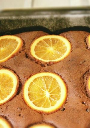 オレンジどっかん!チョコケーキ♪-レシピのメイン写真