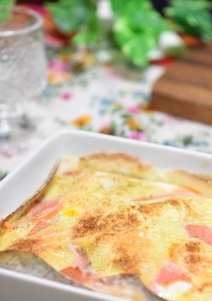 餃子の皮でなんちゃってガレット風-レシピのメイン写真