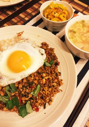 豆腐で肉なしヘルシー★ガパオライス-レシピのメイン写真
