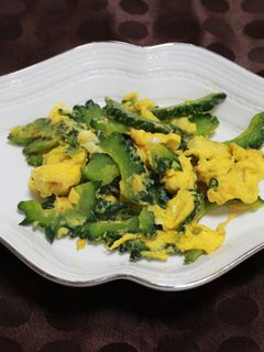 美味しい☆ゴーヤとたまごの炒め物♪-レシピのメイン写真
