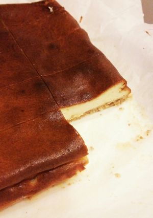 水切りヨーグルトのベイクドチーズケーキ-レシピのメイン写真