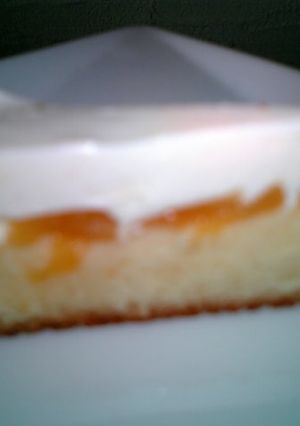 ★ゆずと黄桃のレアチーズケーキ★-レシピのメイン写真