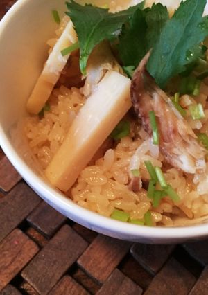 アジ香る〜たけのこの炊き込みご飯＊-レシピのメイン写真