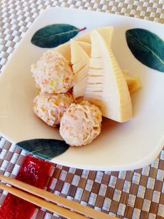 たけのこと鶏団子の煮物-レシピのメイン写真