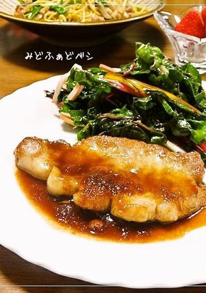 豚ロース肉✿さっぱりスタミナトンテキ-レシピのメイン写真