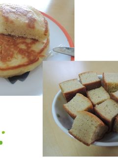 ホットケーキ+バナナパウンド-レシピのメイン写真