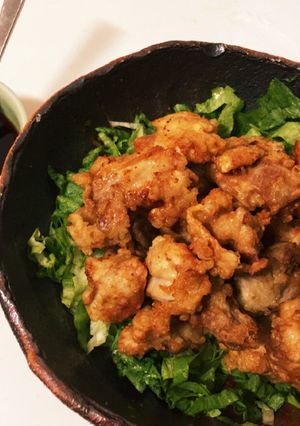 簡単 鳥モモ肉唐揚げ甘酢だれ 油淋鶏-レシピのメイン写真